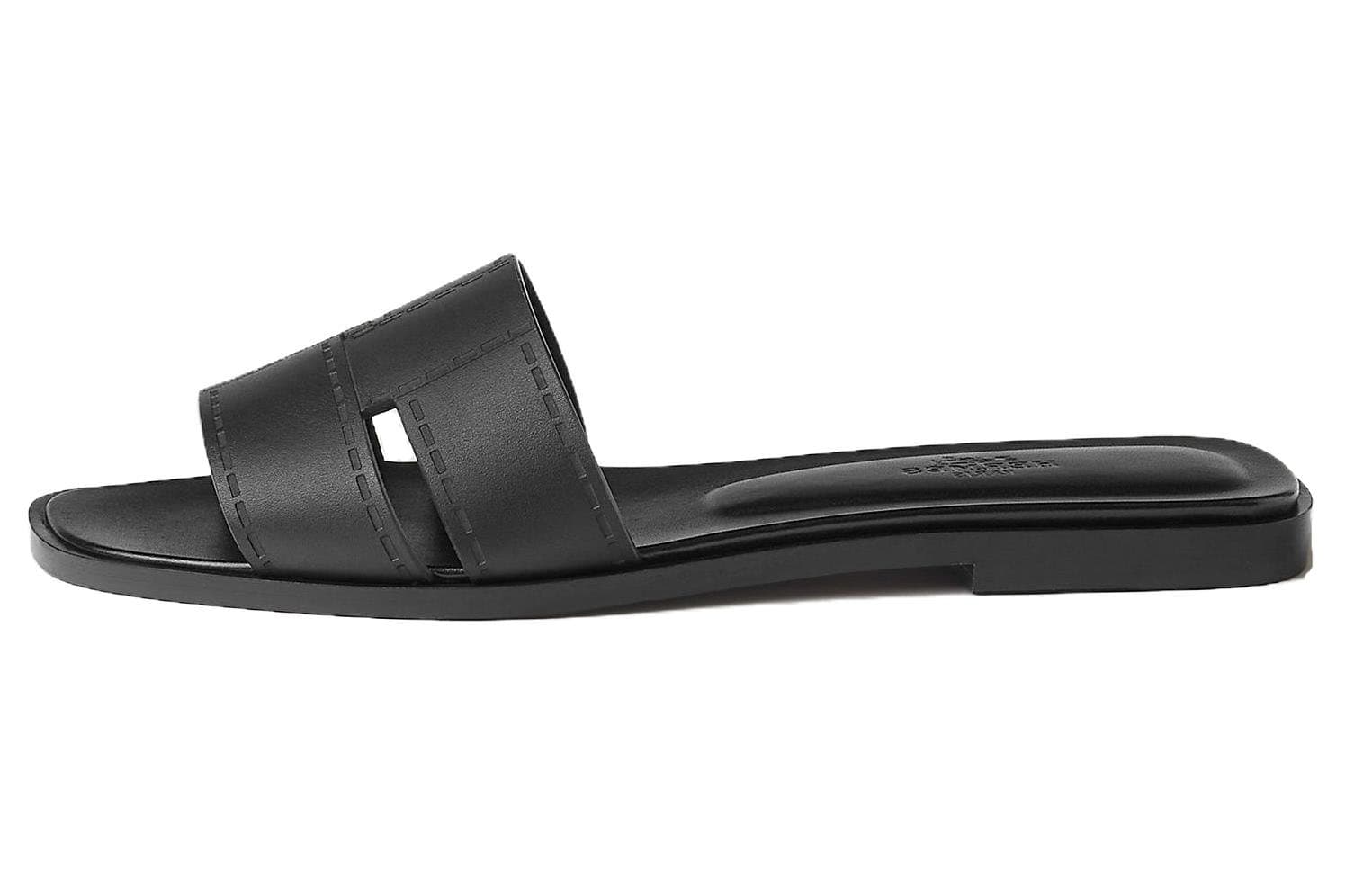 HERMES Slide Slippers Women's Black