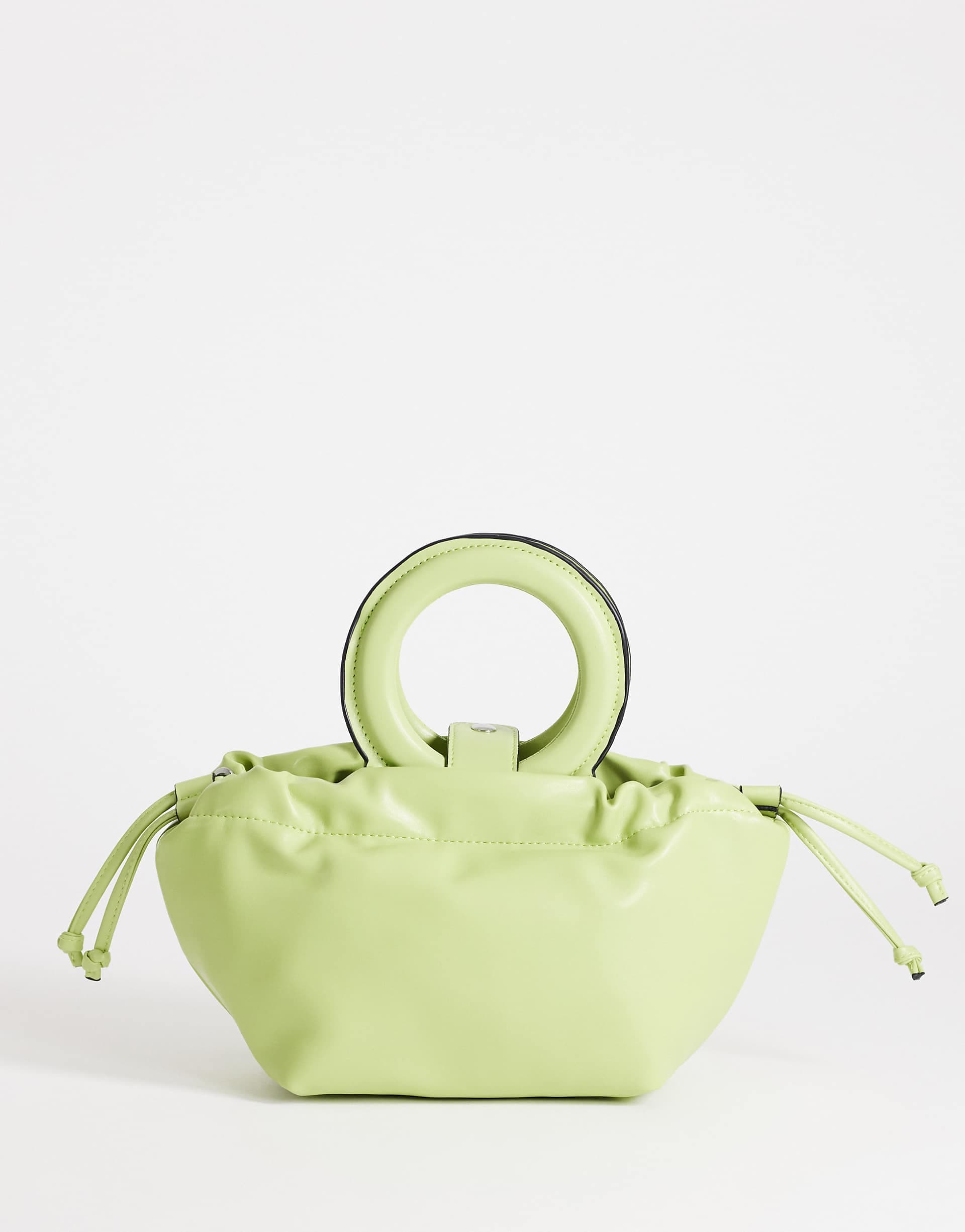 Topshop Grette grab bag in lime
