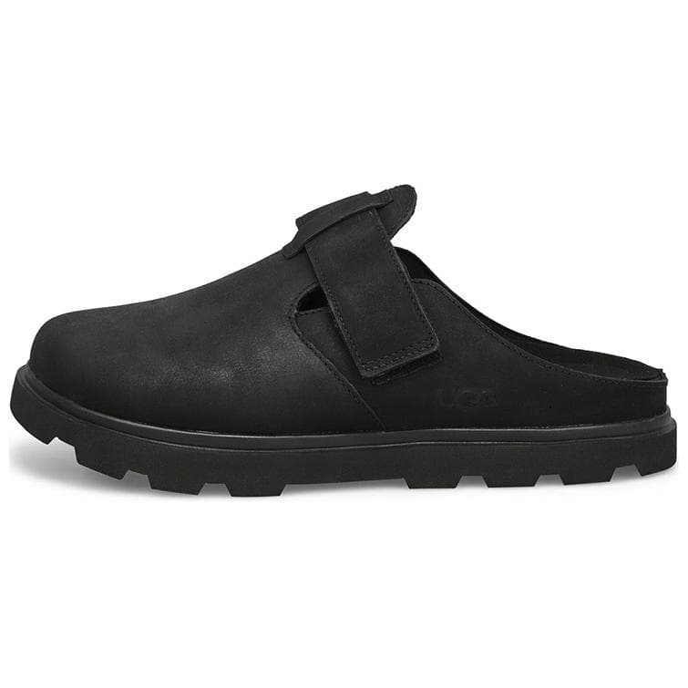UGG Solano Clog Comfort Versatile Slip-Resistant Closed-Toe Slide Sandals Men's Black