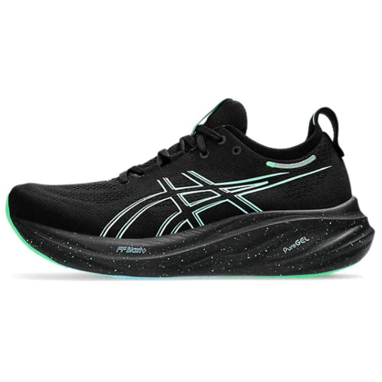Asics GEL NIMBUS 26 Balance Lightweight Cushioning Low Top Running Shoes Men's Black