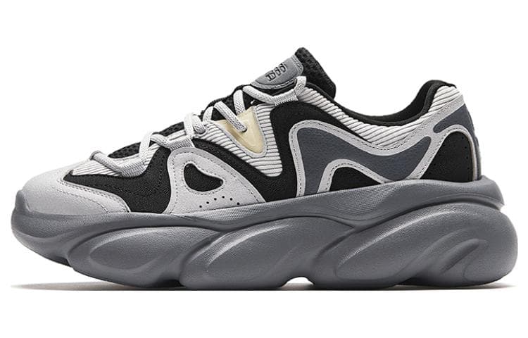 Anta Meowth Shoes Wear-Resistant Low-Top Casual Shoes Women's Black Gray