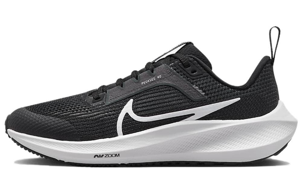 Nike Air Zoom Pegasus 40 GS 'Black White'