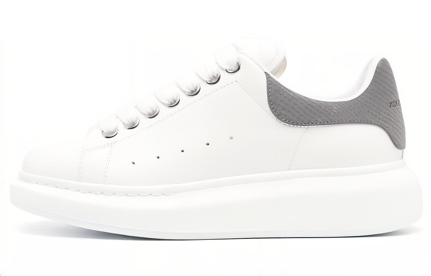 Alexander McQueen Oversized Snake Print White Grey Women's