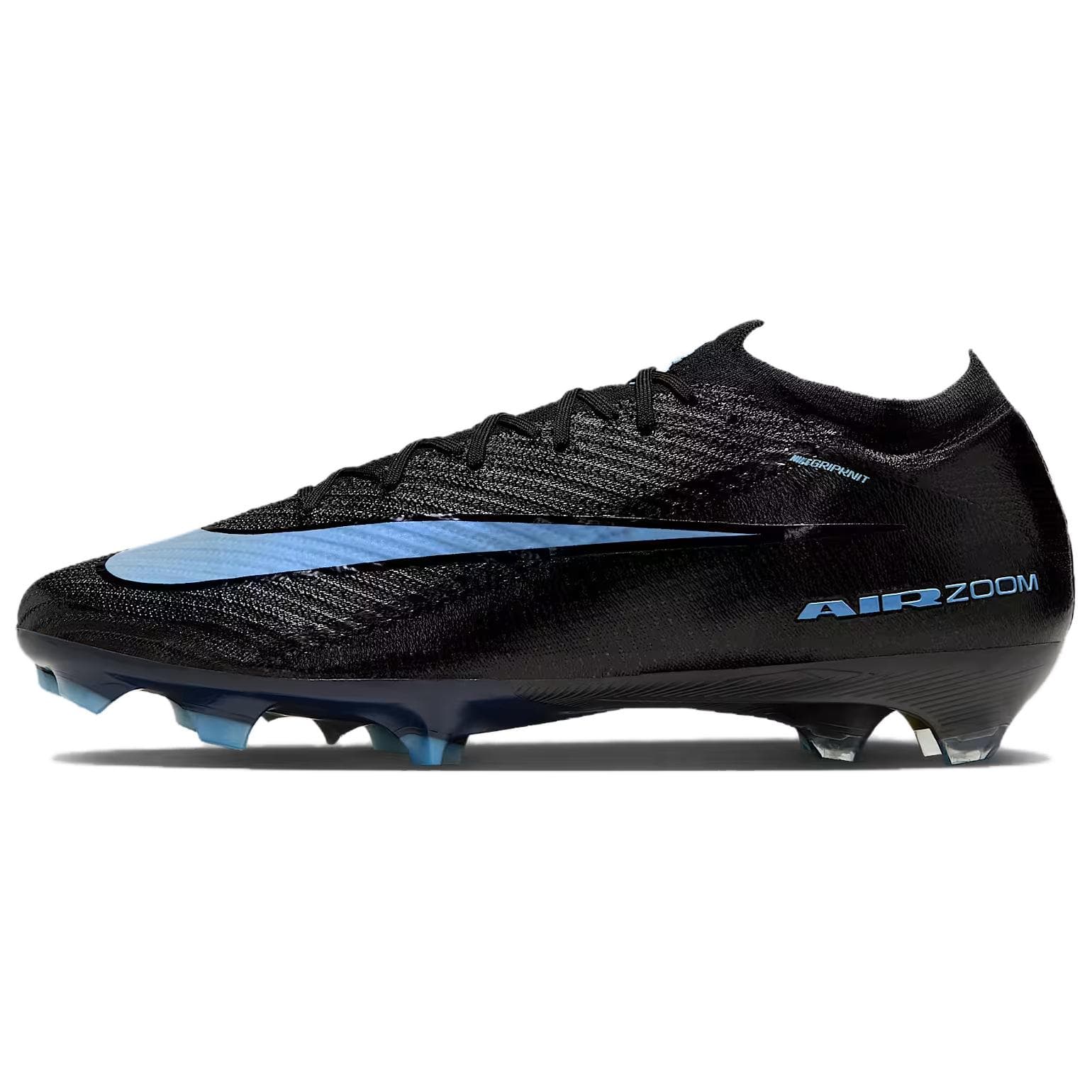 Nike Mercurial Vapor 16 Elite Comfort Fashion Wear-Resistant Soccer Shoes Unisex Black Blue