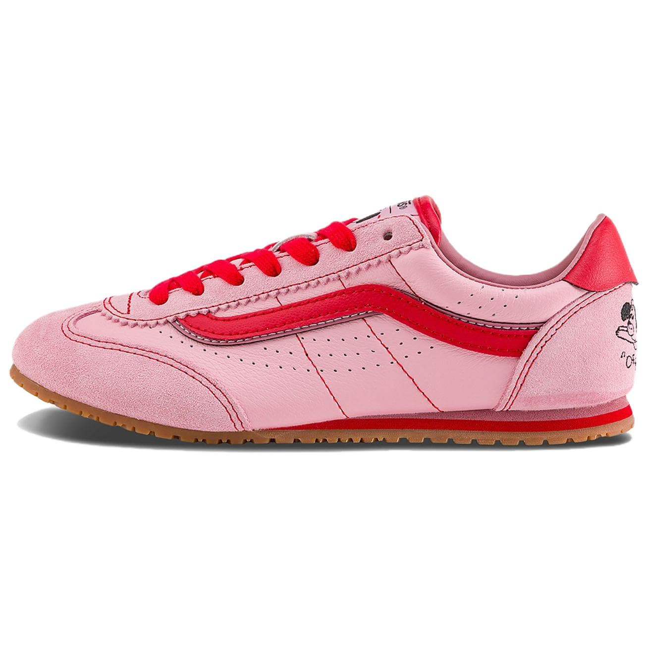 RIROO x Vans Super Lowpro Comfortable Lightweight Wear-Resistant Low-Top Casual Shoes Unisex Pink
