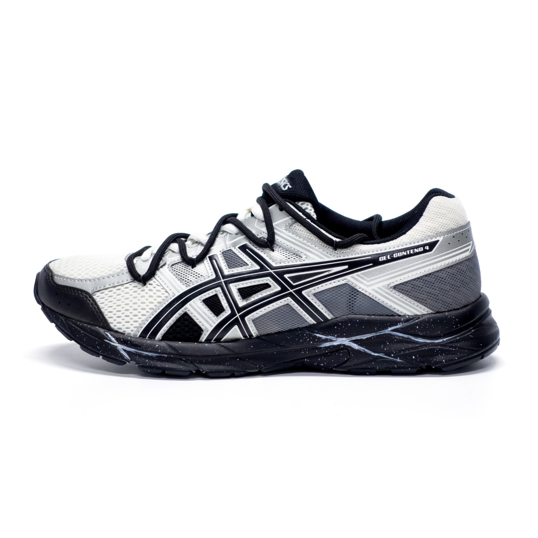 ASICS Gel-Contend 4 Unisex Ink Painting Style Low-Top Running Shoes Black