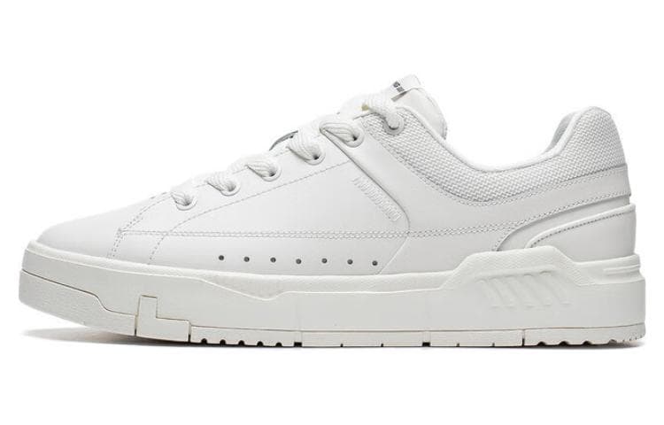 LiNing COMMON 70s Anti-Slip Wear-Resistant Low-Top Skateboard Shoes Women's White