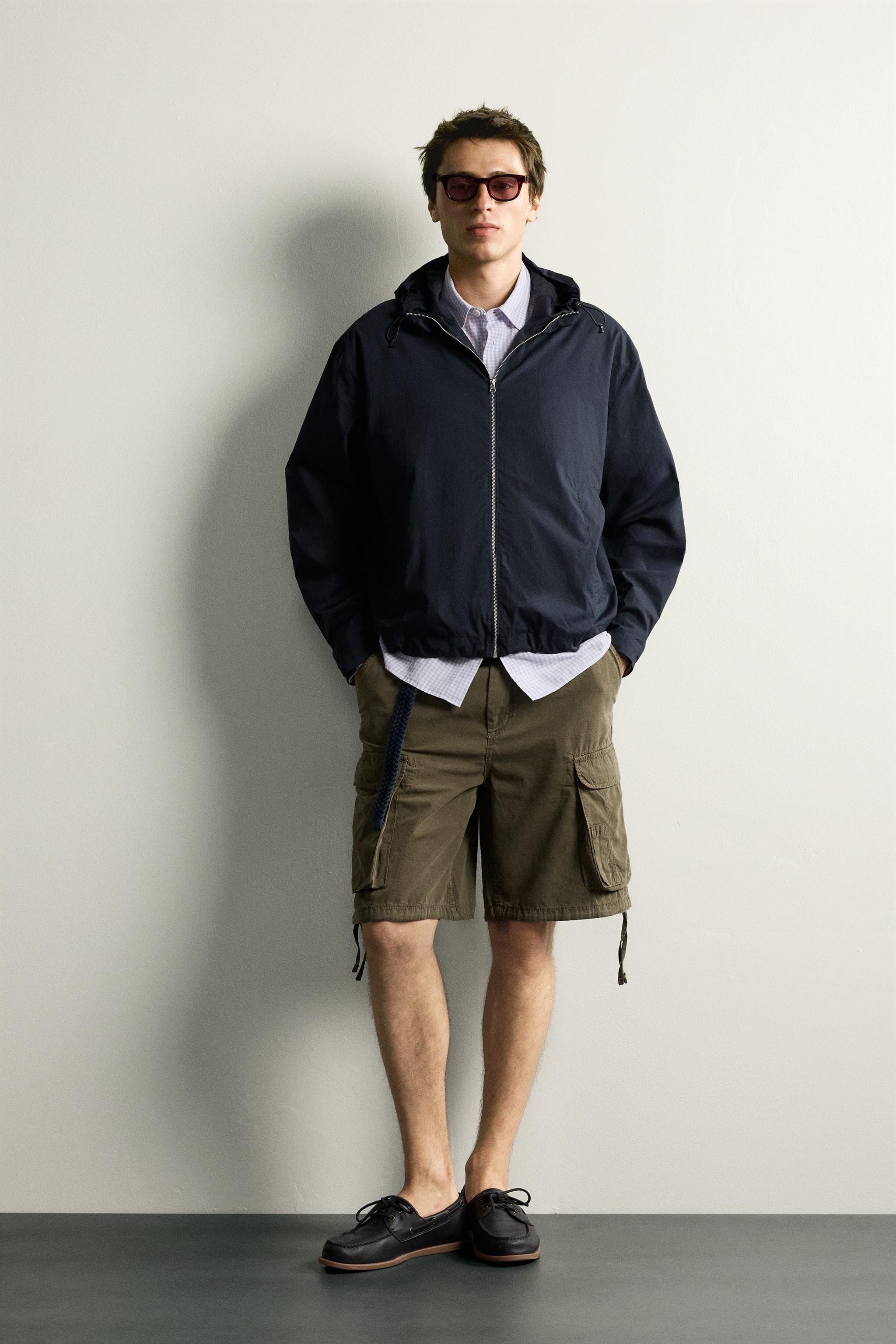 LIGHTWEIGHT REGULAR FIT POPLIN JACKET