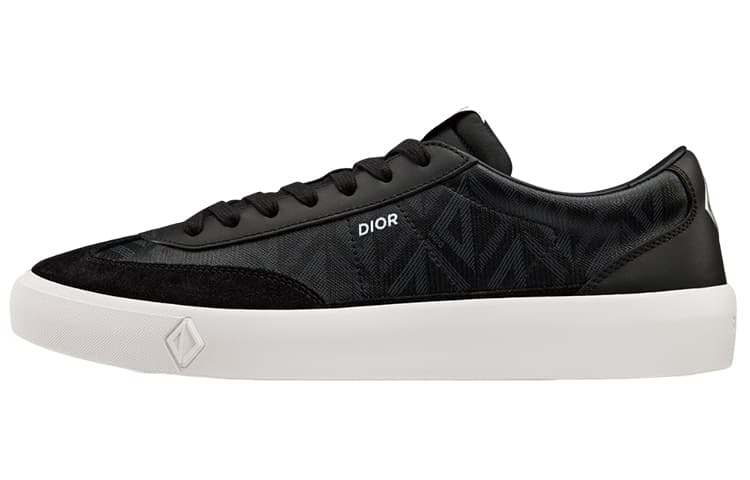 DIOR B101 Black Cd Diamond Nubuck Calfskin