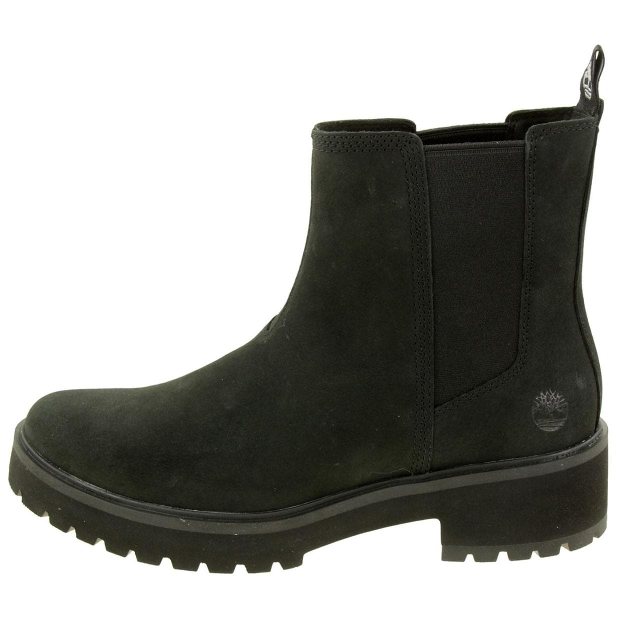 Timberland Carnaby Cool Comfortable Versatile Short-Cut Chelsea Boots Women's Black