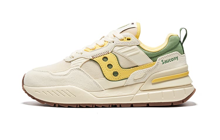 Saucony Shadow 5000 Running Shoes Unisex Low-Top Yellow