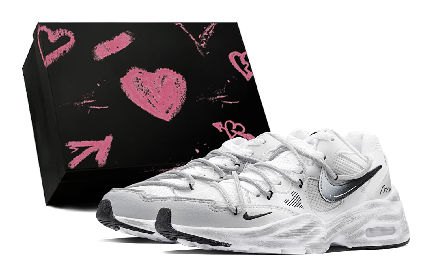 Nike Air Max Fusion Casual Shoes Women's Low-Top Gray