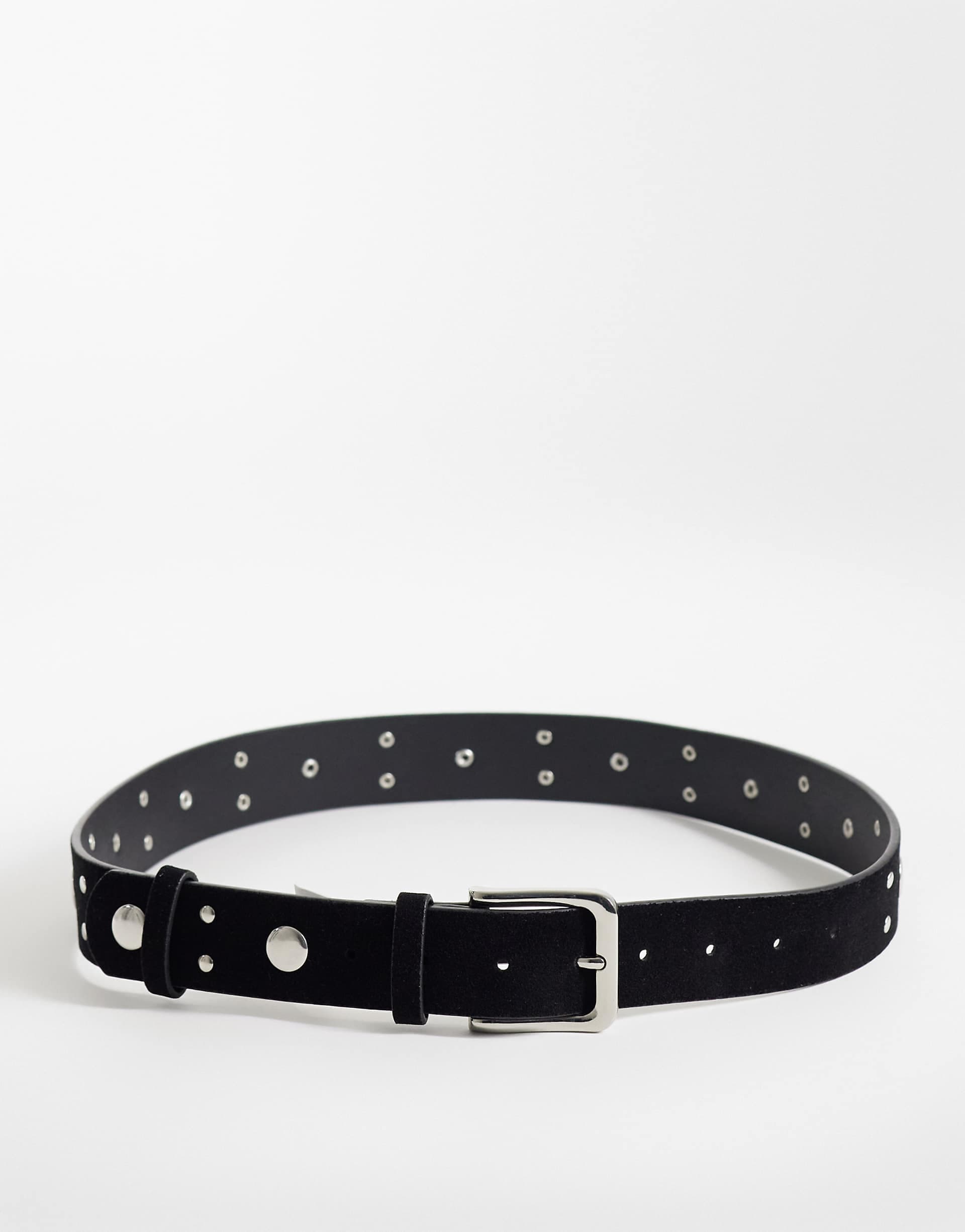 My Accessories studded belt in black