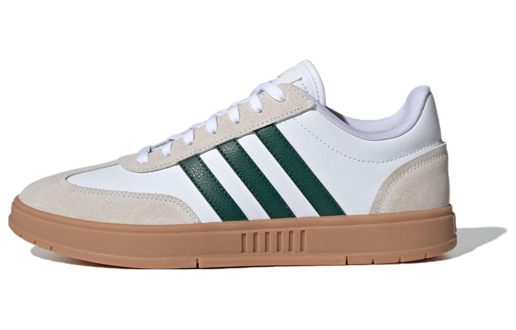 Adidas Neo Gradas Low Trainers Cushioning Wear-Resistant Low-Top Skateboard Shoes Unisex White Green