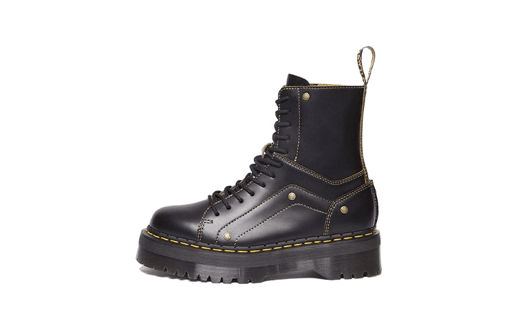 Dr.Martens Jadon Decon Smooth Platform Leather Boot 'Black' Women's