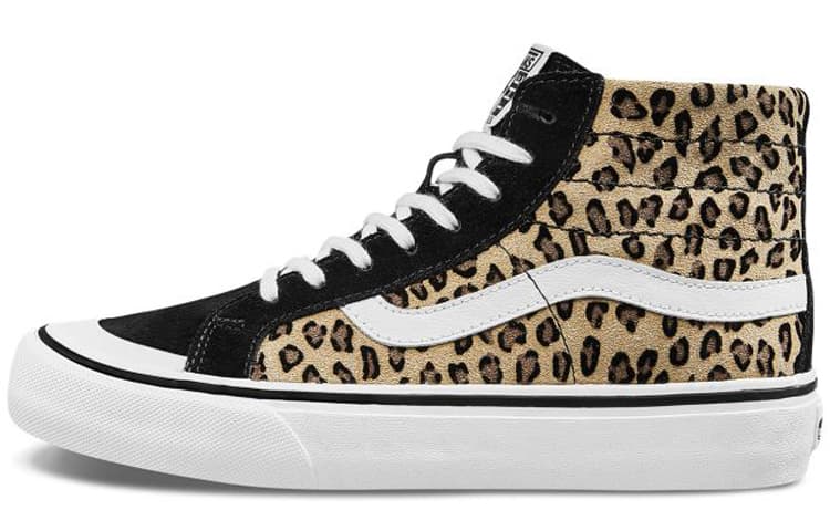 Vans SK8 Hi 138 Decon Sf 'Black White Leopard' Women's