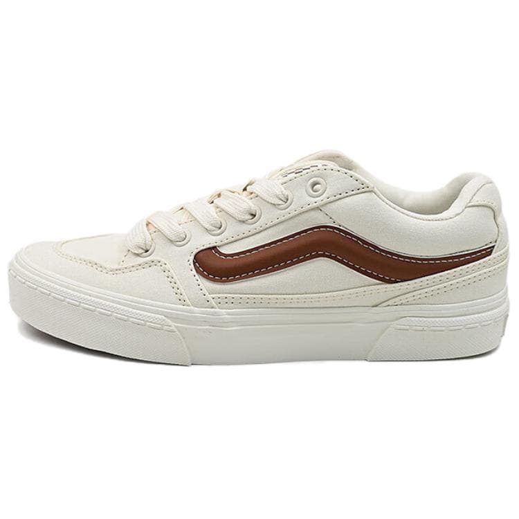 Vans Caldrone Comfort Versatile Thin Sole Low-Top Skate Shoes Men's Beige