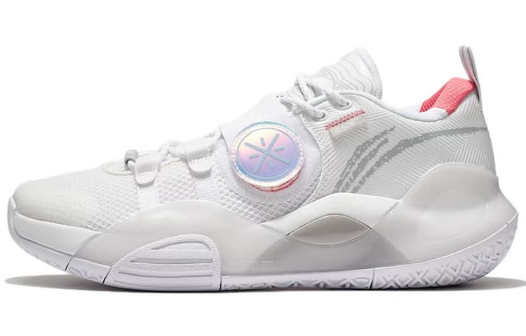LINING The Whole City Is 8 Lite Basketball Shoes Men Low-Top White/Blue/Purple