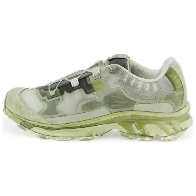 SALOMON Bamba 5 Comfortable Cushioning Anti-Slip Wear-Resistant Low-Top Running Shoes Unisex Green White