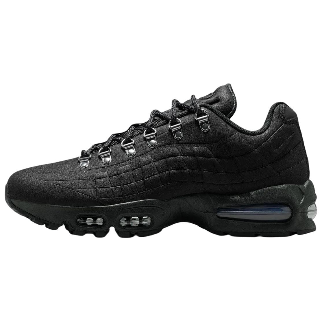 Nike Air Max 95 Comfortable Running Shoes Men's Dark Black