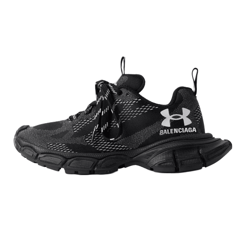 Under Armour x Balenciaga 3XL Low Top Casual Shoes Women's Black