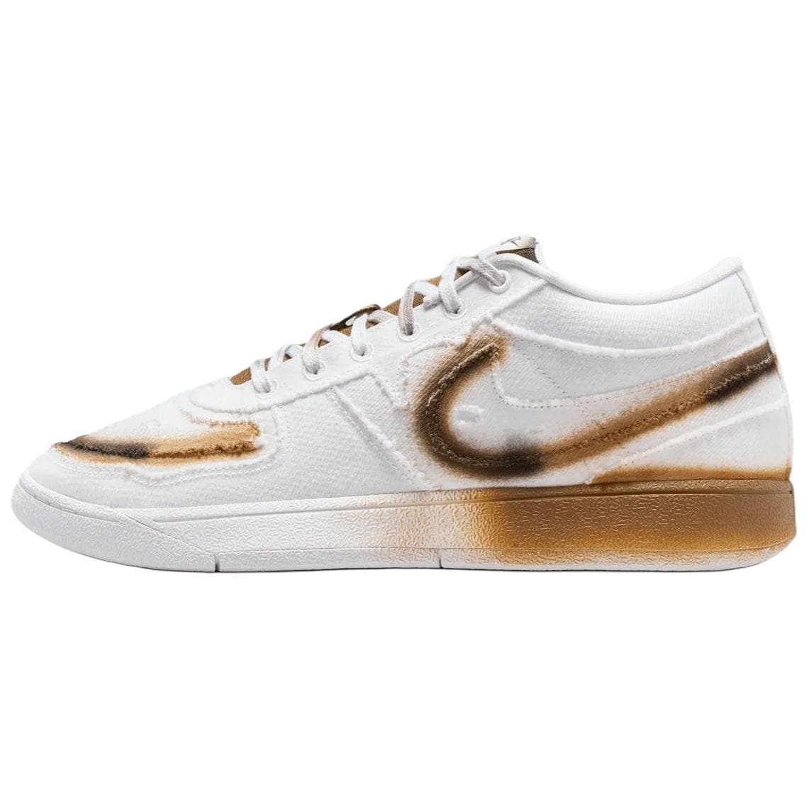 Nike Book 1 "Torched" EP Comfortable Soft Responsive Traction Basketball Shoes Men's White Brown Domestic Version