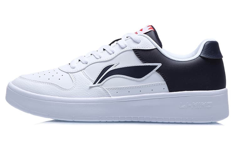 LiNing Sports Life Collection Skateboard Shoes Men's White Blue