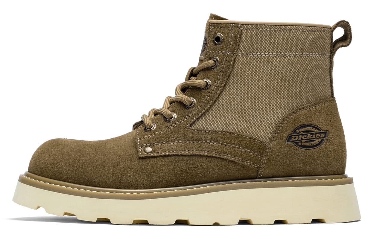 Dickies Short Mid-Calf Martin Boot Men's Deep Yellow Brown