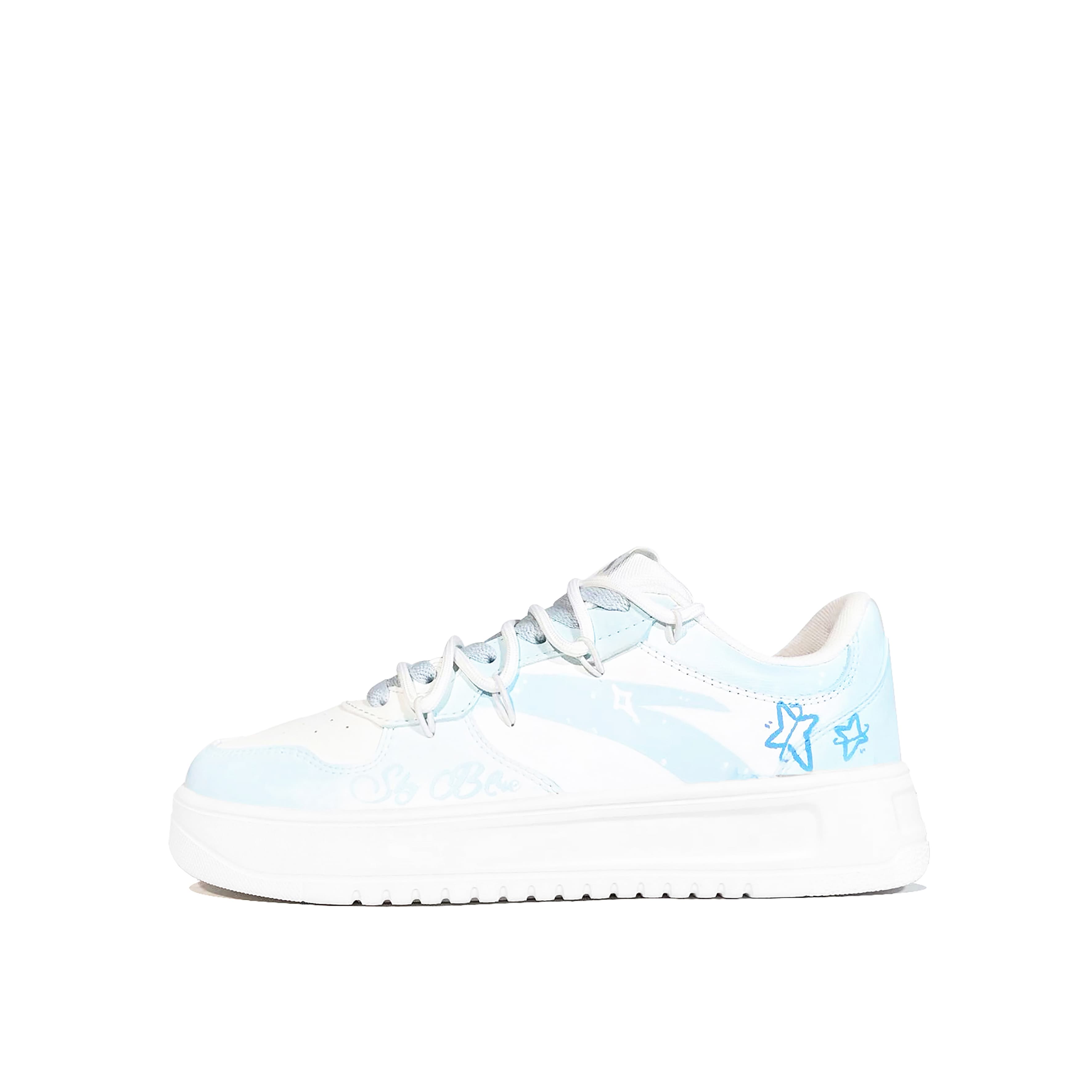 Anta 'Star Blue' Vivi Made Fresh Sweet Girl Fashion Art Minimalist Versatile Niche Premium Wrapped Anti-Slip Wear-Resistant Low-Top Sneakers Women's Blue White