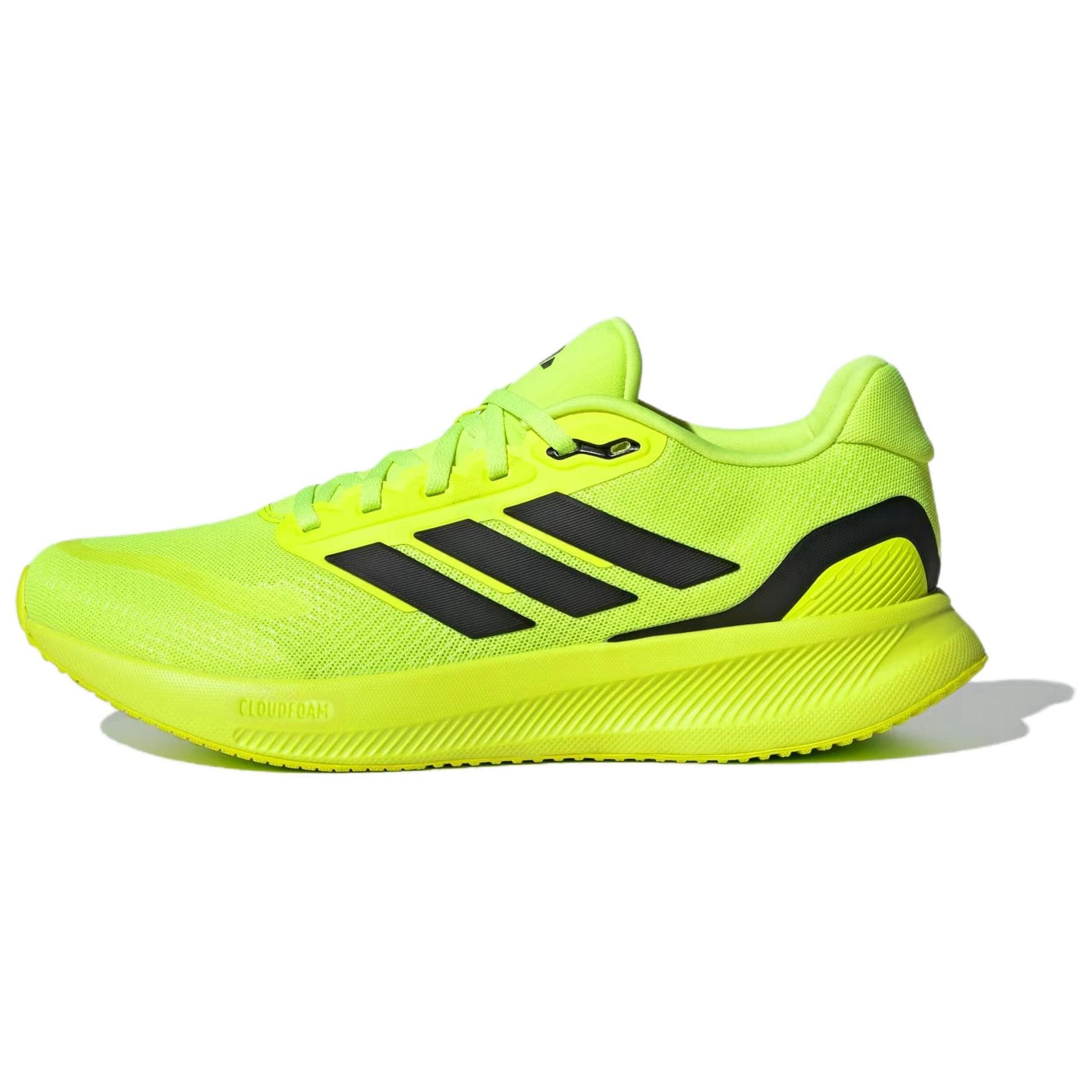 adidas Runfalcon 5.0 Comfortable Versatile Anti-Slip Wear-Resistant Low-Top Running Shoes Unisex Yellow