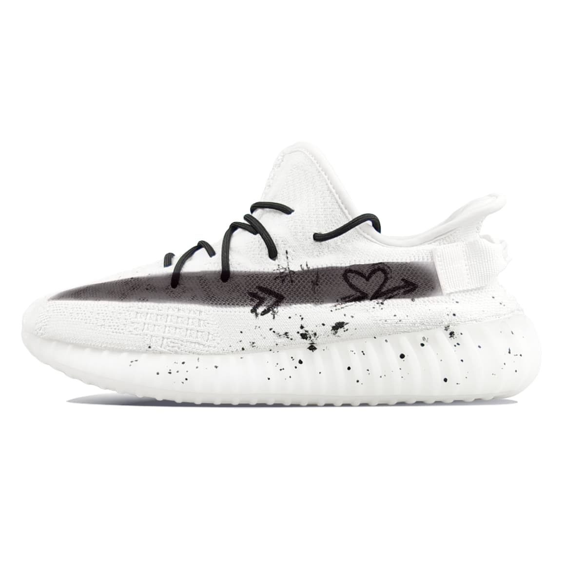 Custom Sneakers adidas originals Yeezy Boost 350 V2 Neutral Niche Fashion Minimalist Low-Top Casual Lifestyle Shoes Unisex White