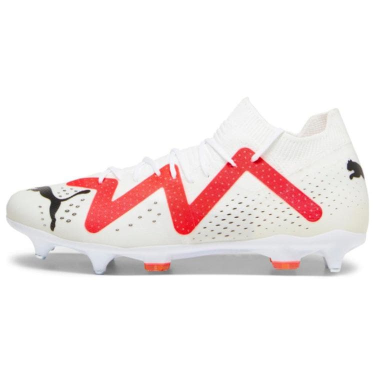 PUMA Future Match Mxsg Soccer Shoes Men Low-Top White Red/Black