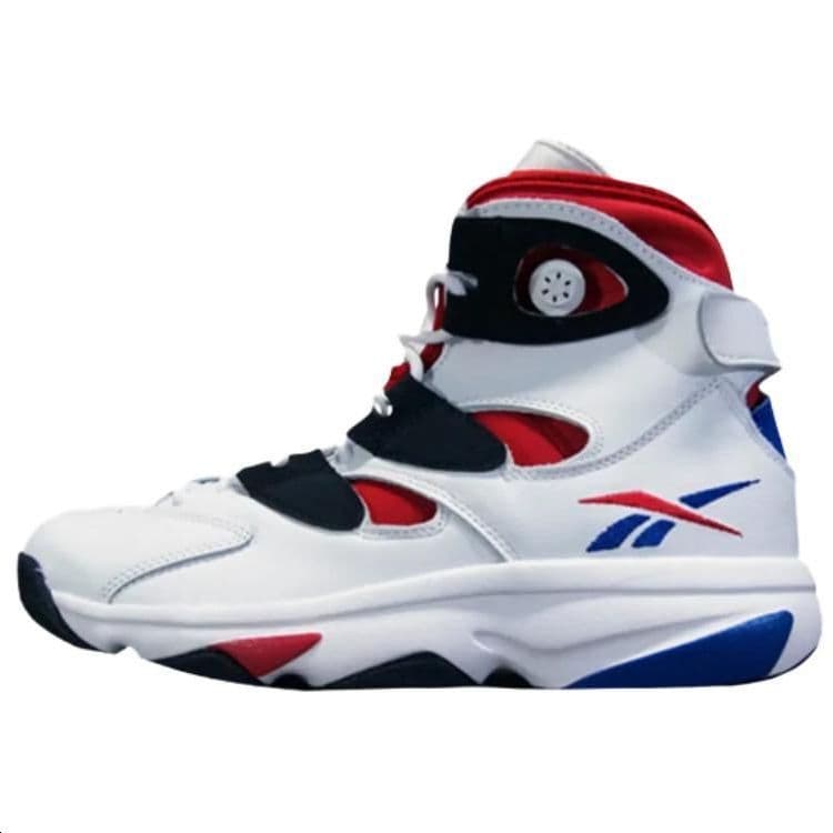 Reebok Shaq Attaq 4 Comfortable High-Top Retro Basketball Shoes Unisex White