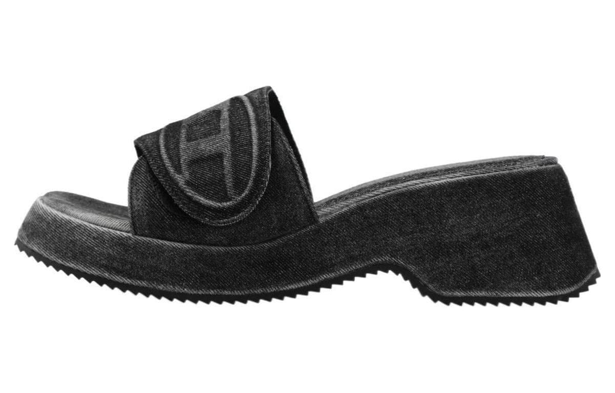 DIESEL Casual Comfort Slide Sandals Women's Black
