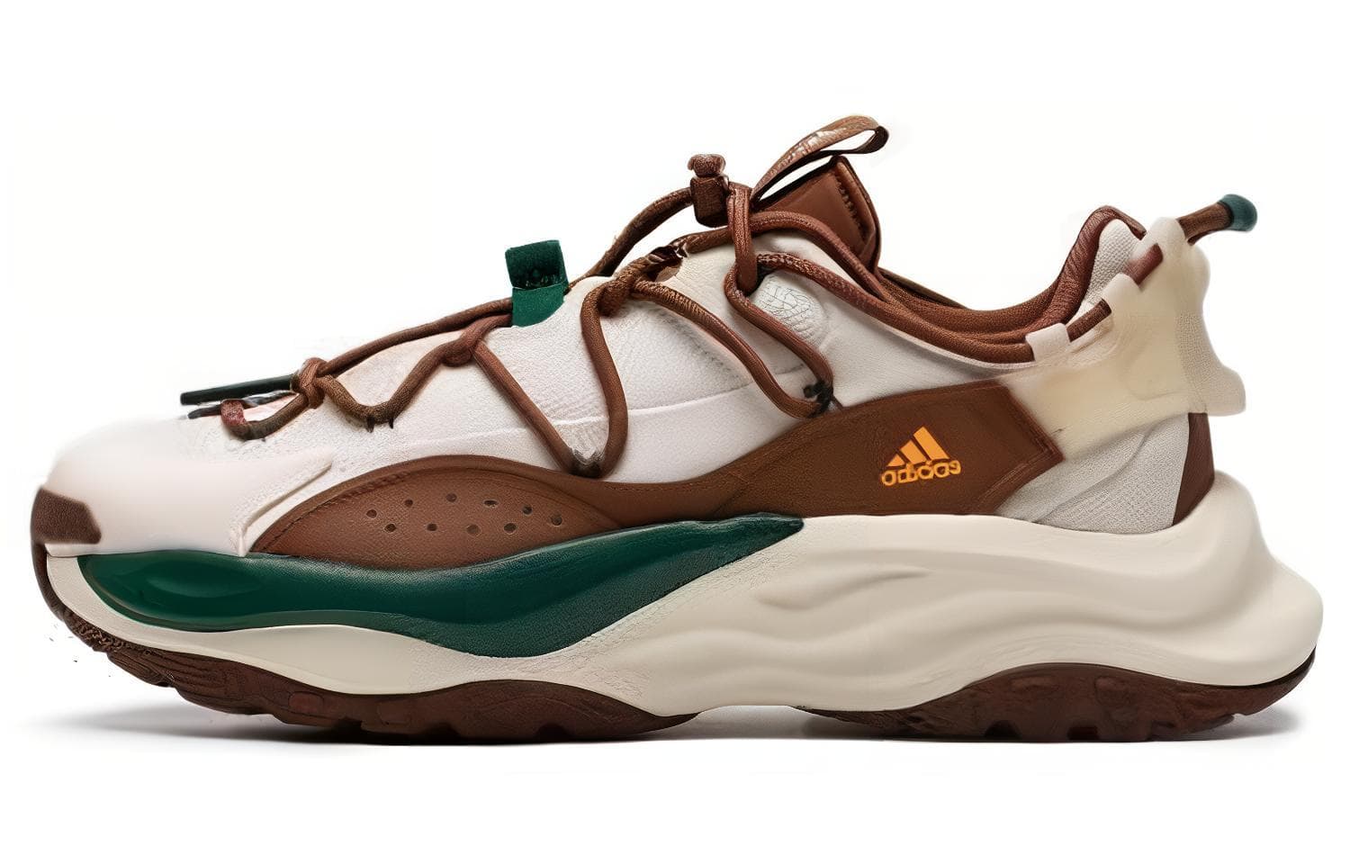Adidas Maxxwavy Running Shoes 'White Brown'