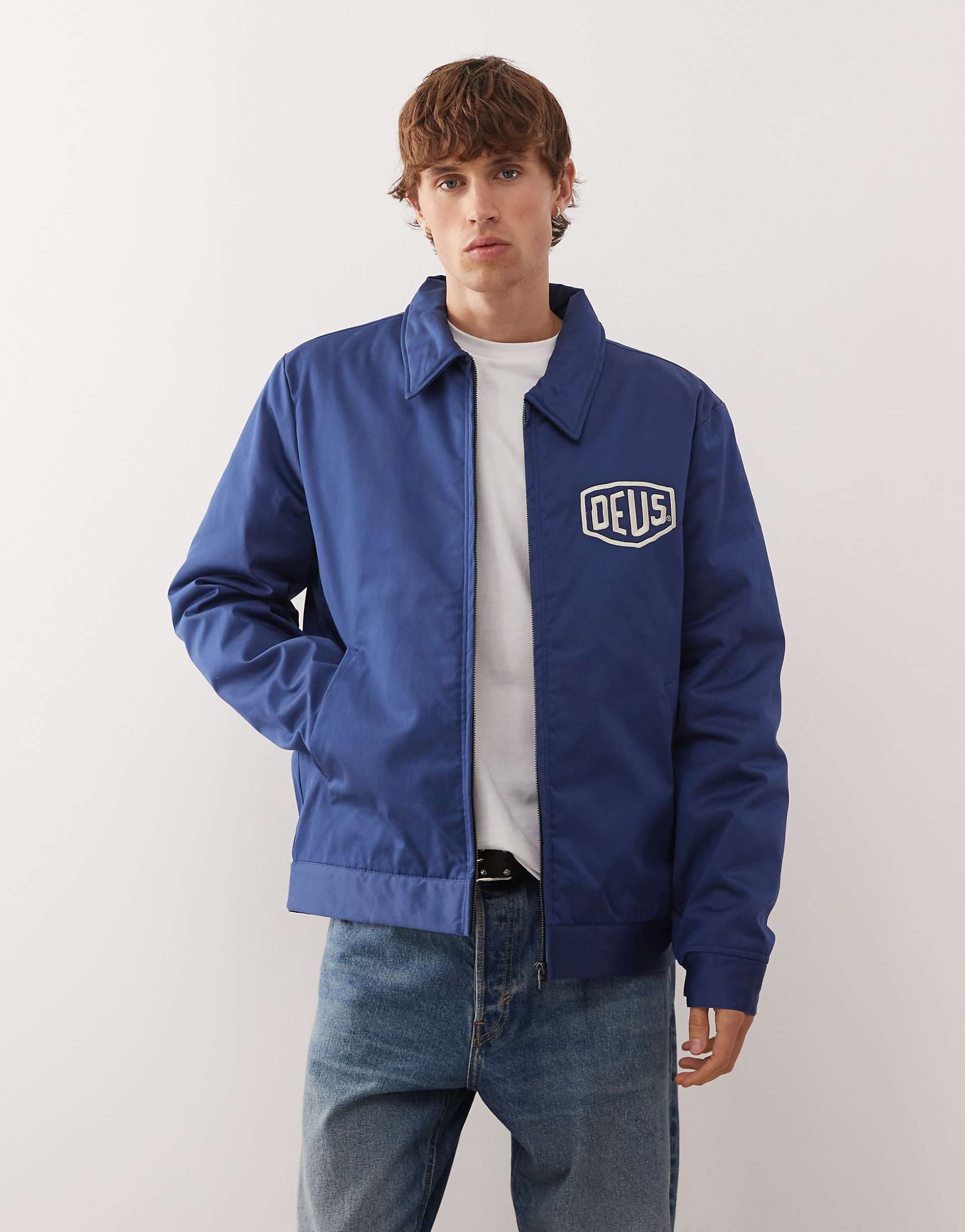 Deus Ex Machina workwear 2.0 jacket in navy