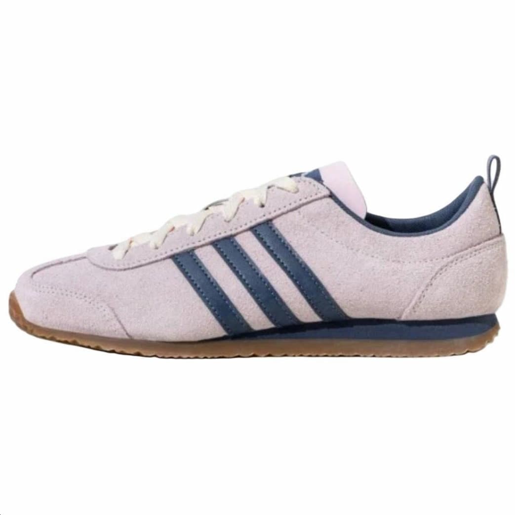 Adidas VS JOG 2.0 Anti-Slip Wear-Resistant Low-Top Casual Shoes Unisex Pink Blue