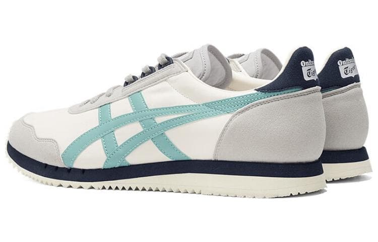 Onitsuka Tiger Dualio Marathon Running Shoes 'Cream White Grey Aqua'
