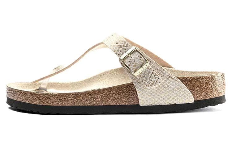 Birkenstock PVC Comfortable Versatile Fashion Sandals Women's White Narrow