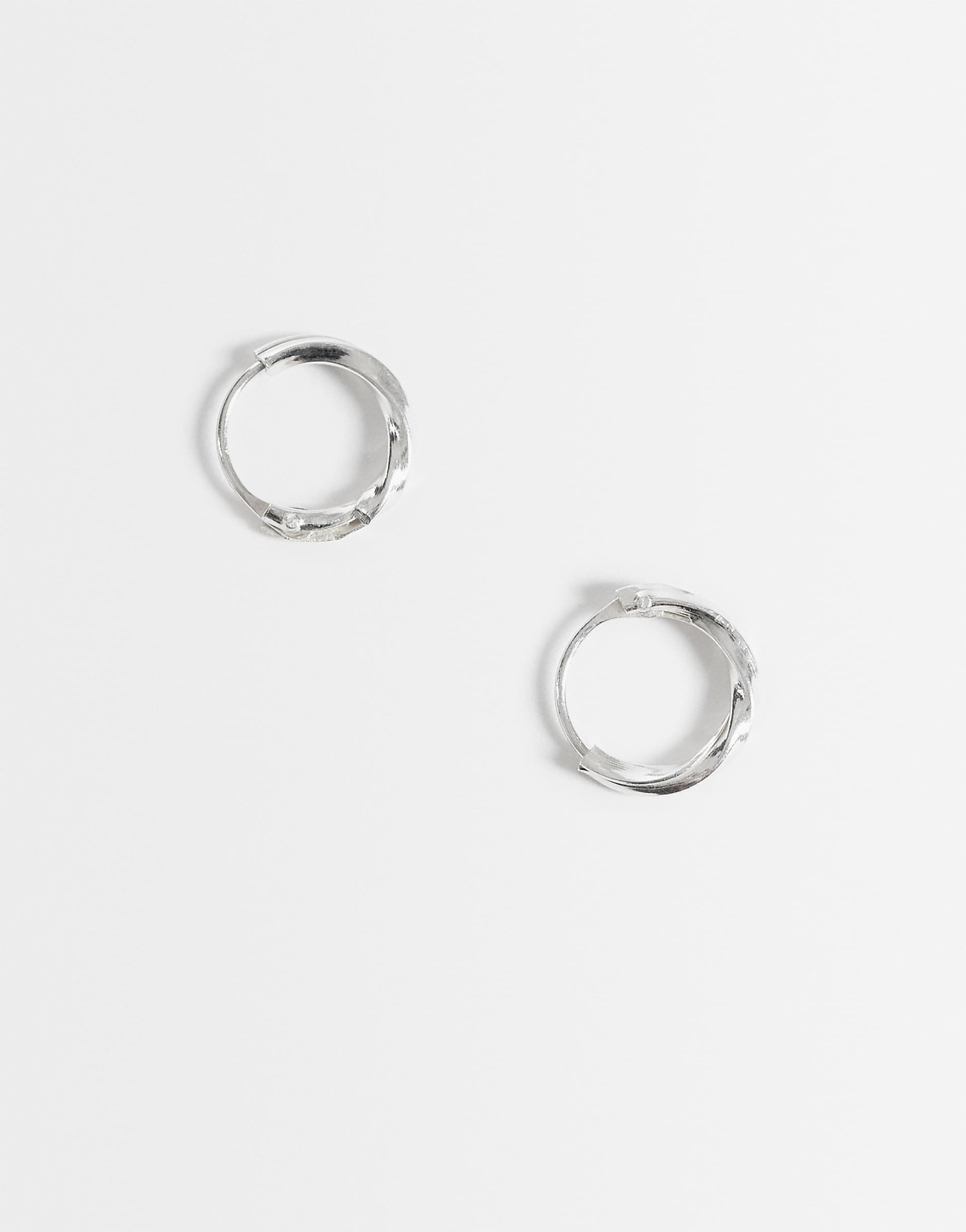 Kingsley Ryan 10mm twist hoops in sterling silver