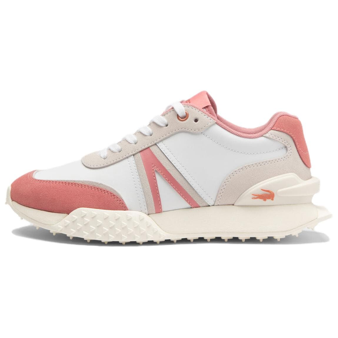 LACOSTE L-spin Low-Top Casual Shoes Women's White Pink