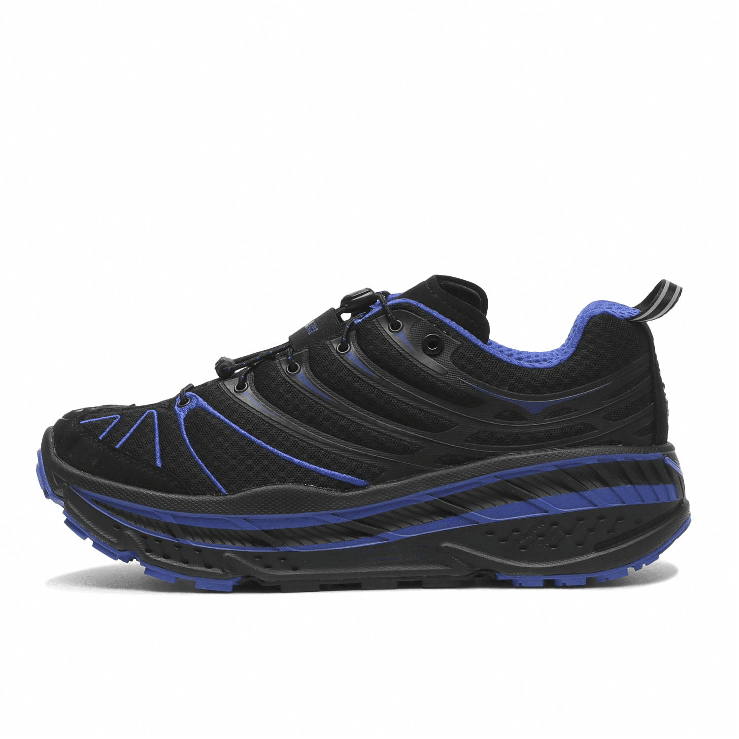 HOKA ONE ONE Stinson Anti-Slip Wear-Resistant Low-Top Casual Shoes Unisex Black Blue