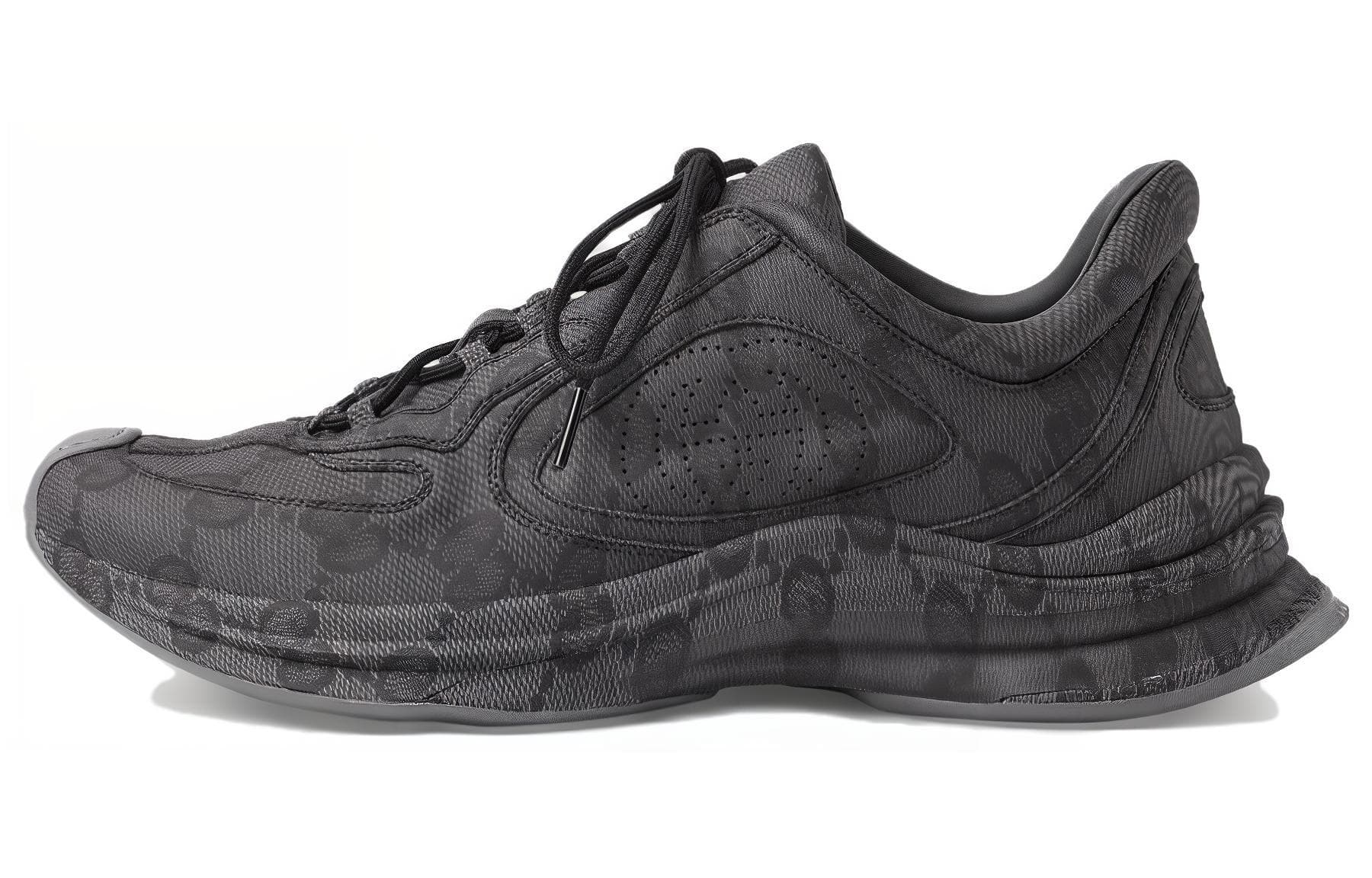 GUCCI Run Sneaker 'GG Water Transfer Print Black'