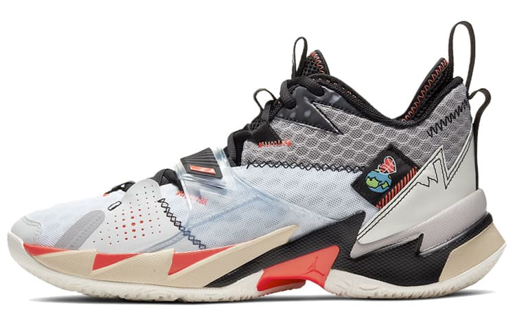 Jordan Why Not Zer0.3 White Bright Crimson Black