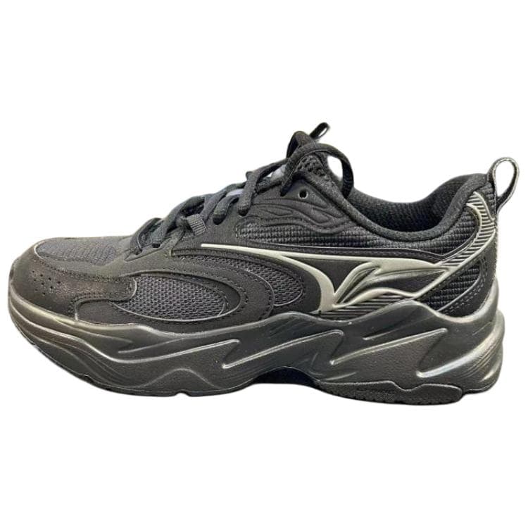 LiNing Fashion Casual Slip-Resistant Wear-Resistant Low-Top Dad Shoes Women's Black