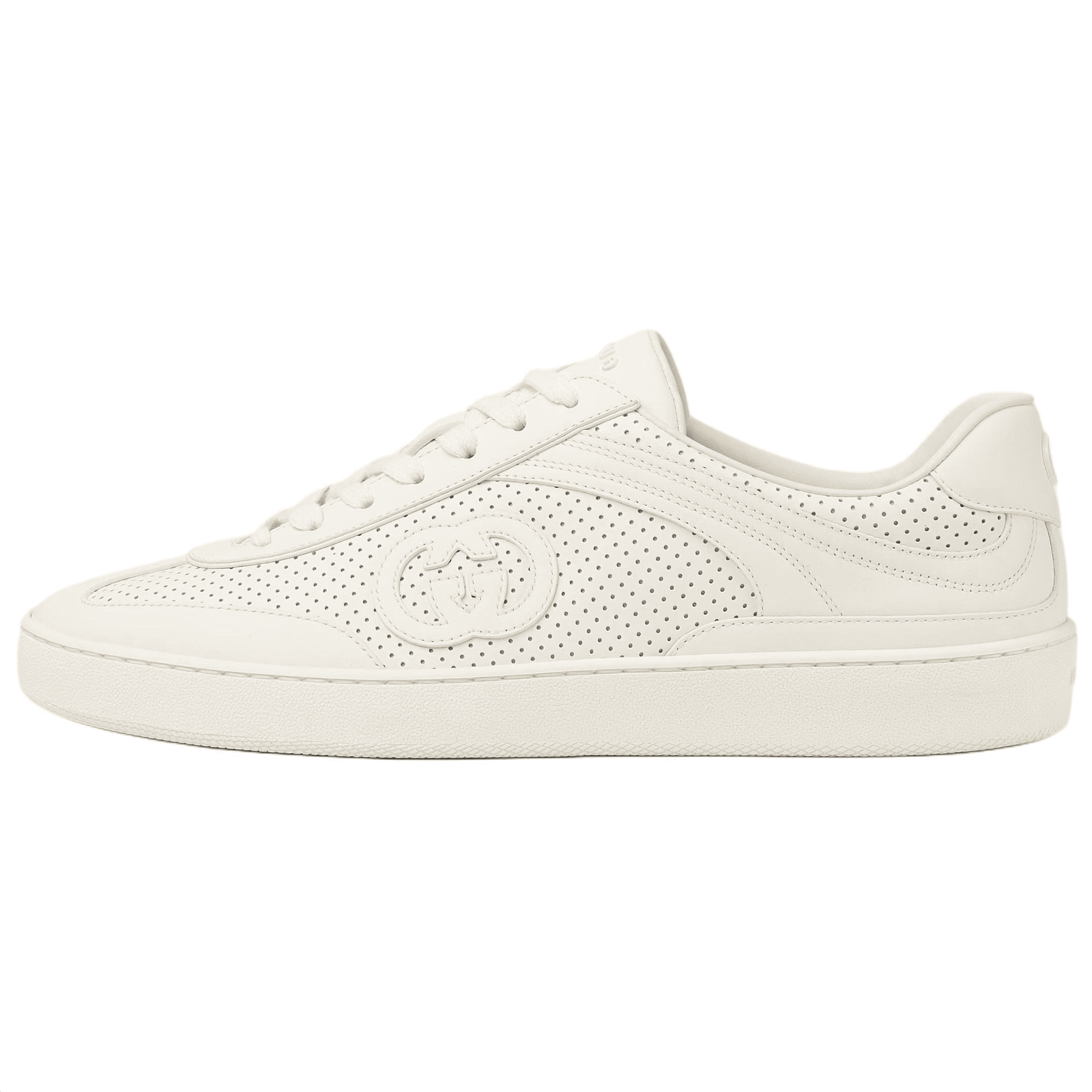 GUCCI Low-Top Skateboard Shoes Men's White