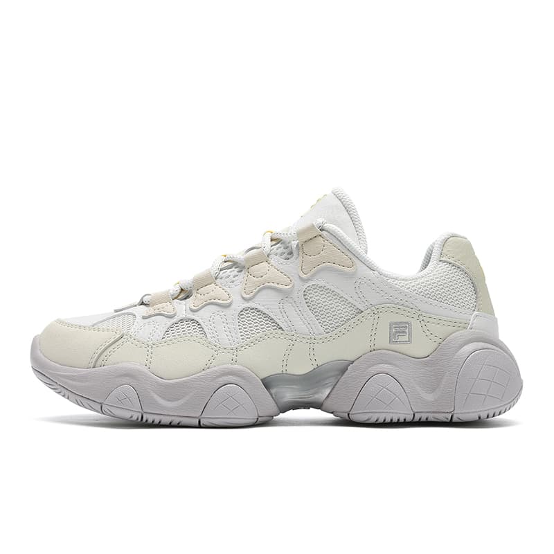 FILA JAGGER 2025 'Paw' Fashion Casual Low-Top Shoes Women's Cloud White