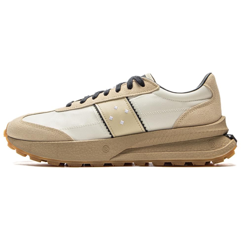 China LiNing Light Boat Comfort Anti-Slip Height-Increasing Low-Top Casual Shoes Unisex Off-White