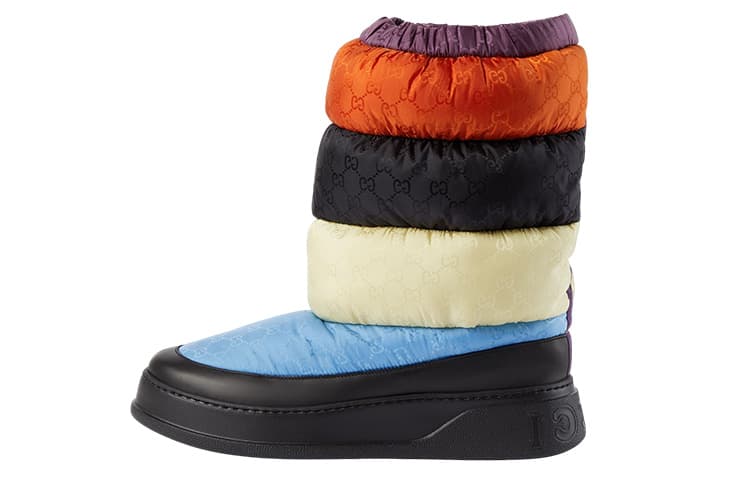 GUCCI Padded Snow Boot 'Black Multi Color'
