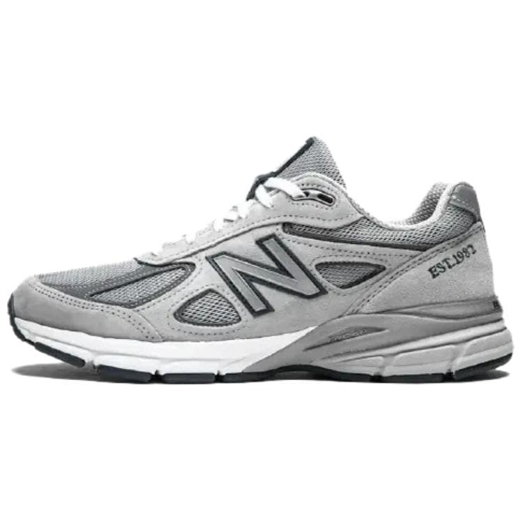 New Balance NB 990 V4 Comfortable Simple Breathable Running Shoes Unisex Grey